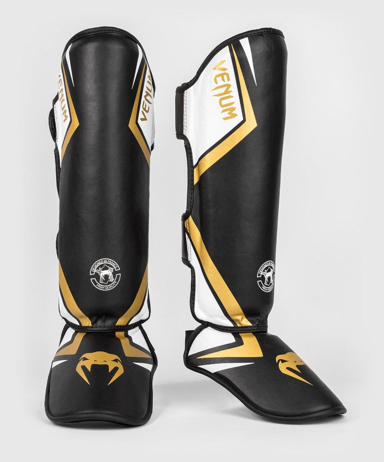Venum Shin guard Contender 2.0 Black/White/Gold