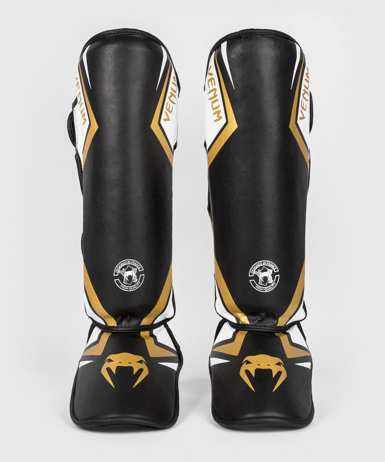 Venum Shin guard Contender 2.0 Black/White/Gold