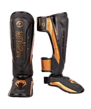 Venum Shin Guards Elite Evo Black/Bronze
