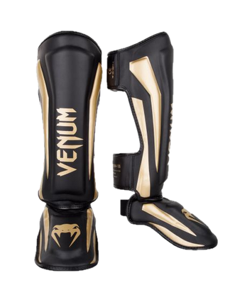 Venum Shin Guards Elite Black/Gold