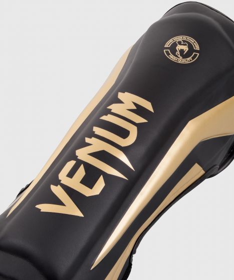 Venum Shin Guards Elite Black/Gold