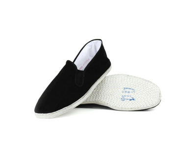 Kung Fu Shoes with Cotton Sole White