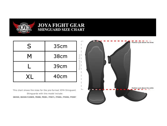 Joya Gear Shin Guard Skintex Black New