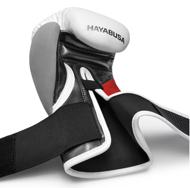 Hayabusa Boxing Gloves T3 White/Black/Red