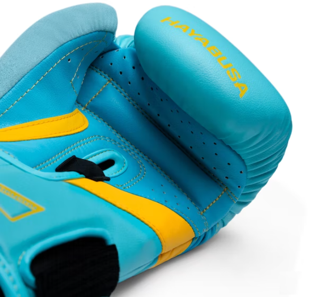 Hayabusa Boxing Gloves T3 Light Blue/Yellow