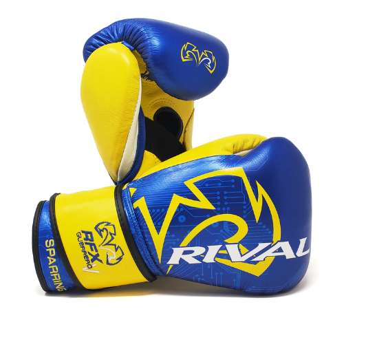 Rival Boxing Gloves RFX-Guerrero-V Sparring P4P Edition Blue/Yellow