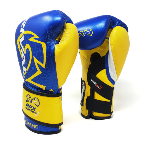 Rival Boxing Gloves RFX-Guerrero-V Sparring P4P Edition Blue/Yellow