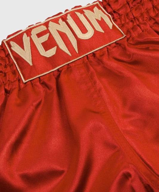 Venum Kickboxing Shorts Classic Bordeaux Red/Gold