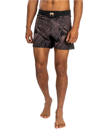 Venum Fight Shorts Tecmo 2.0 Black/Brown