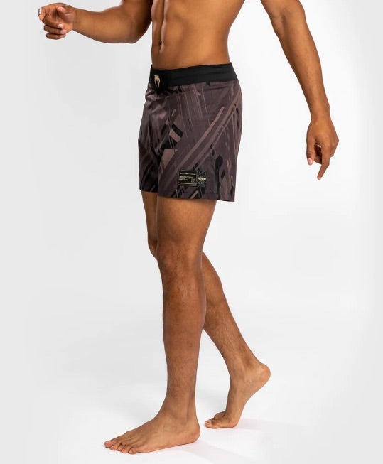Venum Fight Shorts Tecmo 2.0 Black/Brown