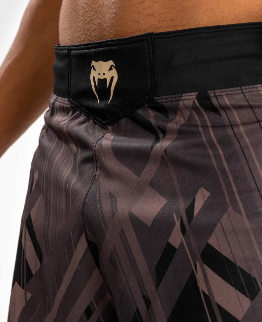 Venum Fight Shorts Tecmo 2.0 Black/Brown
