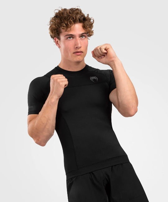 Venum Rashguard G-Fit Air Short Sleeves Black