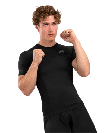 Venum Rashguard G-Fit Air Short Sleeves Black