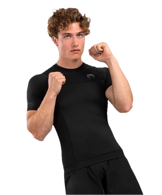 Venum Rashguard G-Fit Air Short Sleeves Black