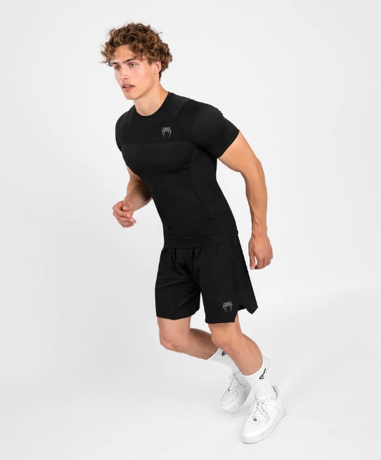 Venum Rashguard G-Fit Air Short Sleeves Black