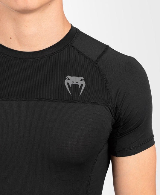 Venum Rashguard G-Fit Air Short Sleeves Black