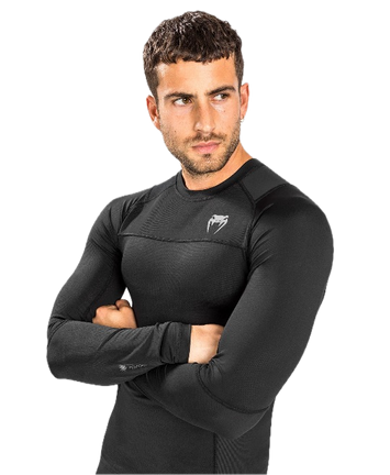 Venum Rashguard G-Fit Air Long Sleeves Black