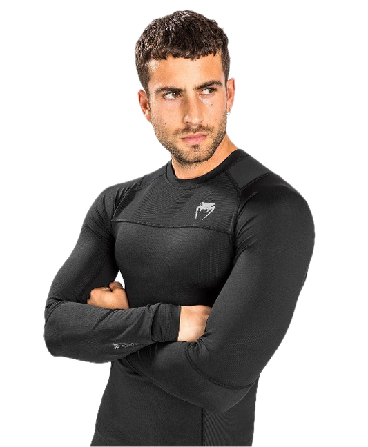 Venum Rashguard G-Fit Air Long Sleeves Black