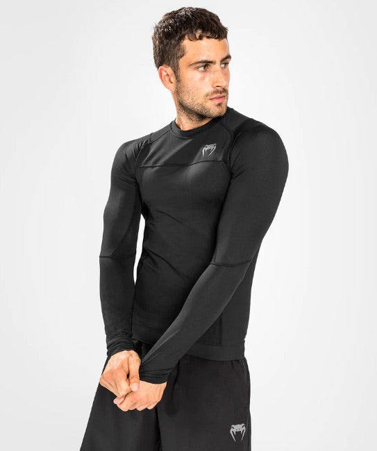 Venum Rashguard G-Fit Air Long Sleeves Black