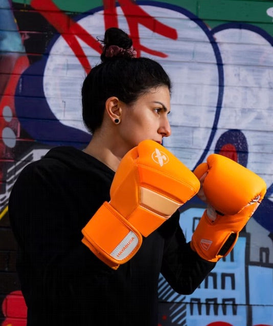 Hayabusa Boxing Gloves T3 Neon Orange
