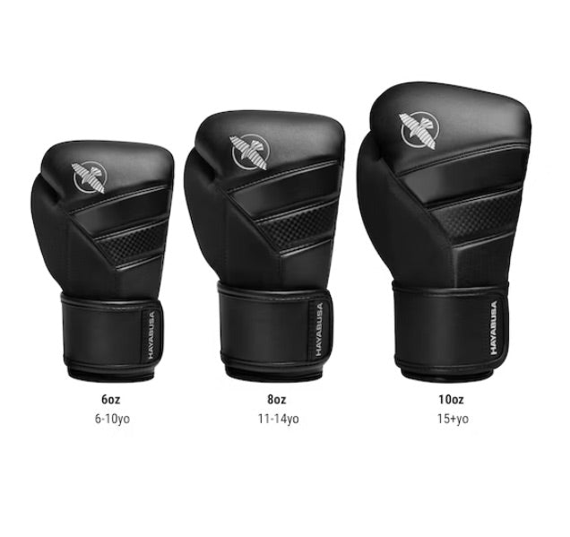 Hayabusa Boxing Gloves Kids T3 Black - Black