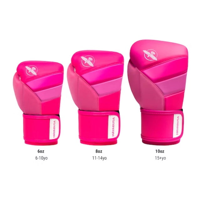 Hayabusa Boxing Gloves Kids T3 Neon Pink