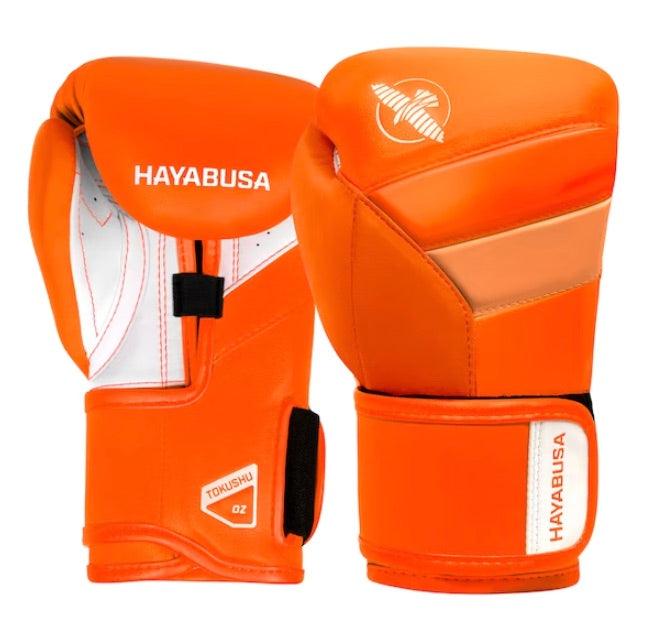 Hayabusa Boxing Gloves Kids T3 Neon Orange