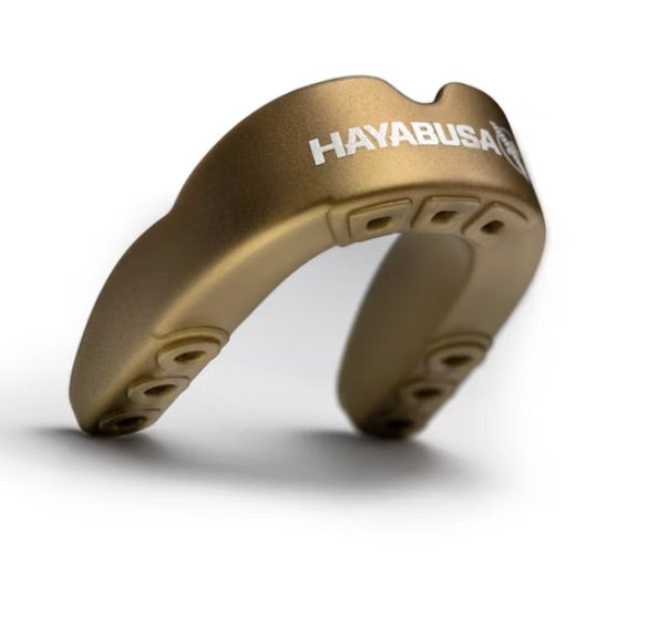 Hayabusa Mouth Guard Combat Gold/White