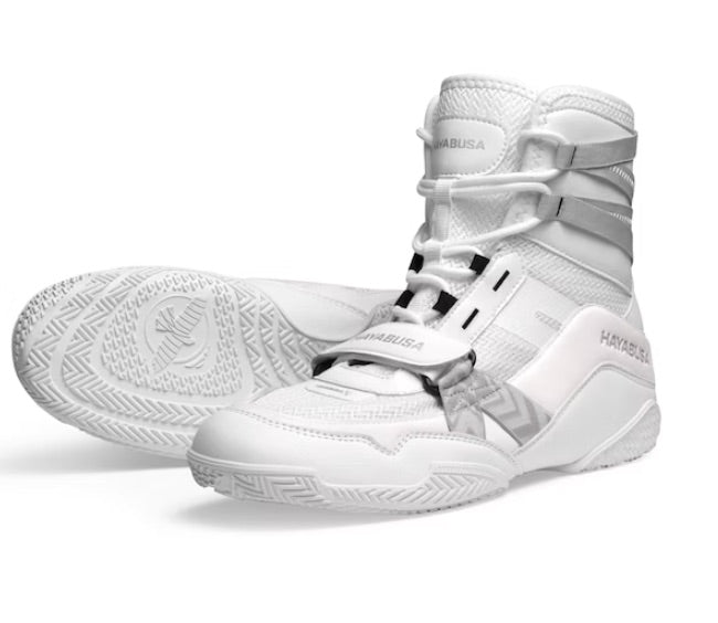 Hayabusa Boxing Shoes Strike Boxing White