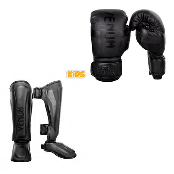 Venum Kickboxing Set Elite Kids Black/Black