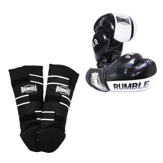 Rumble Kickboxing set Ready 3.0 + Luxe Black/White