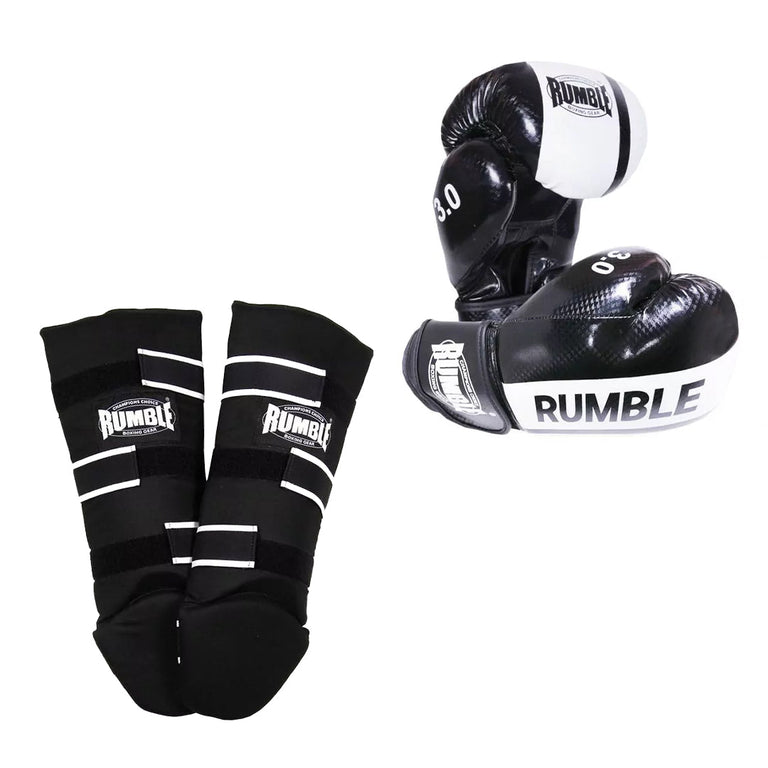 Rumble Kickboxing set Ready 3.0 + Luxe Black/White