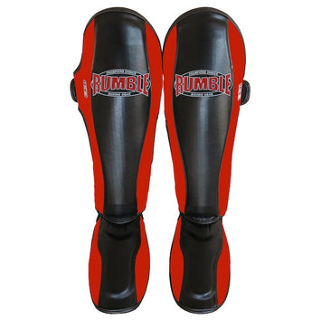 Rumble Shin guards Special Prof 3.0 Black/Red