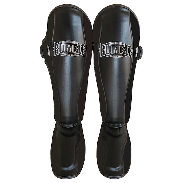 Rumble Shin guards Special Prof 3.0 Black/Black