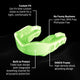 Shockdoctor Mouth Guard Gel Max Fluor Green