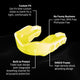 Shockdoctor Mouth Guard Gel Max Fluor Yellow