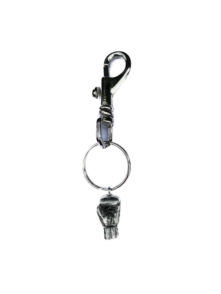 Rumble Keychain Boxing Glove Silver Color 1 piece Small