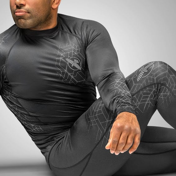 Hayabusa Geo Jiu Jitsu Spats Grey