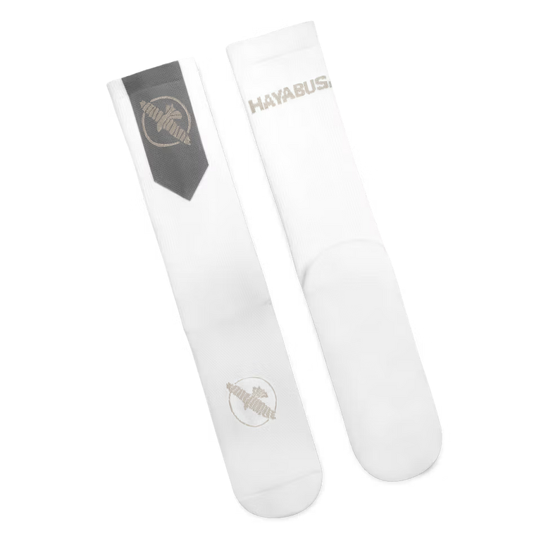 Hayabusa Socks Pro Boxing White