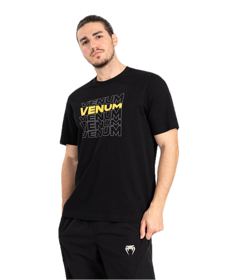 Venum T-Shirt Vertigo Black/Yellow