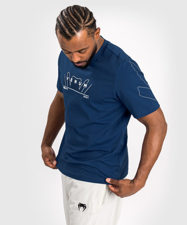 Venum T-Shirt Snake Print Blue Navy