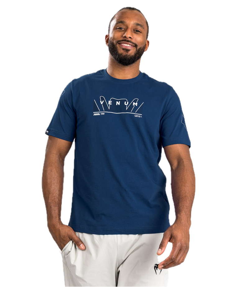 Venum T-Shirt Snake Print Blue Navy