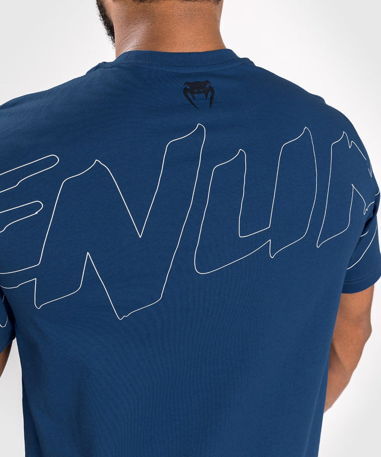 Venum T-Shirt Snake Print Blue Navy