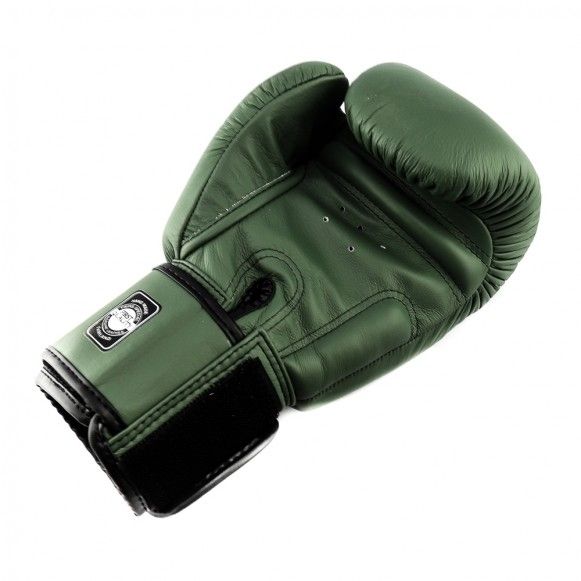 Twins Kickboxing Set Boxing glove BGVL-3 Military & Shin guard SGL-7 Military