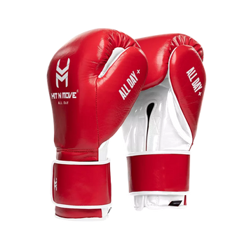 Hit N Move Bag and Conditioning Boxing Gloves 1.5lbs conditioning Mexican Red