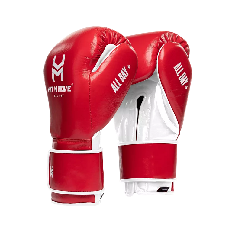 Hit N Move Bag and Conditioning Boxing Gloves 1.5lbs conditioning Mexican Red