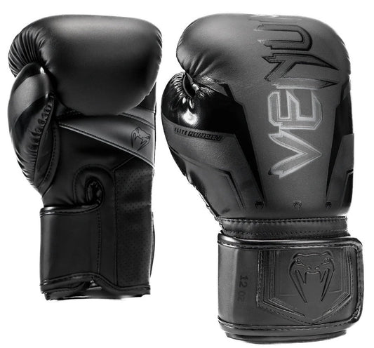 Venum Boxing gloves Elite Evo Black/Black