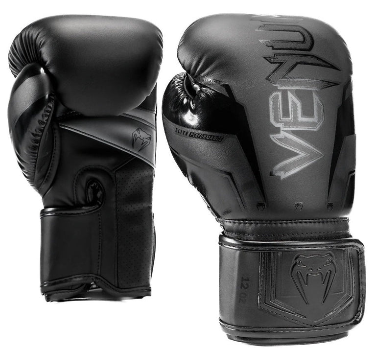Venum Boxing gloves Elite Evo Black/Black