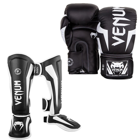 Venum Kickboxing Set Elite Black/White