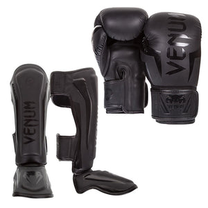 Venum Kickboxing Set Elite Black/Black